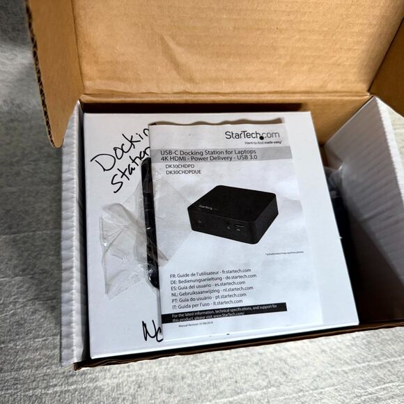 StarTech USB-C Docking Station For Laptops 4k HDMI Power Delivery USB 3.0 NEW - Picture 4 of 6